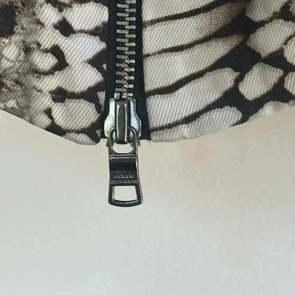 Armani Exchange A|X Snakeskin Print Zipper Dress – Size 2 - Picture 8 of 12